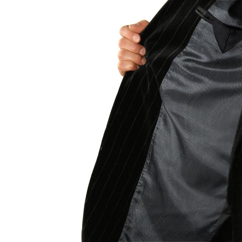 Tissu de doublure Jacquard Motif écaille – anthracite,  image number 5