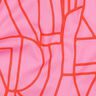 Voile de coton Town | Nerida Hansen – violet pastel/rouge feu,  thumbnail number 2