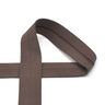 Biais Jersey coton [20 mm] – marron noir,  thumbnail number 1