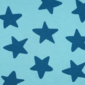 Sweat douillet Étoiles | Poppy Fabrics – bleu brillant/bleu océan, 