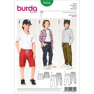 Pantalon | Short, Burda 9354 | 116 - 158, 