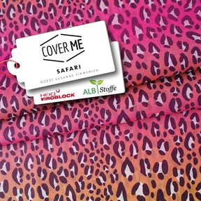 SHIELD CoverMe HEIQ Viroblock Safari – rose vif | Albstoffe, 