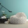 Tissu en coton Cretonne hibou – crème/gris,  thumbnail number 7
