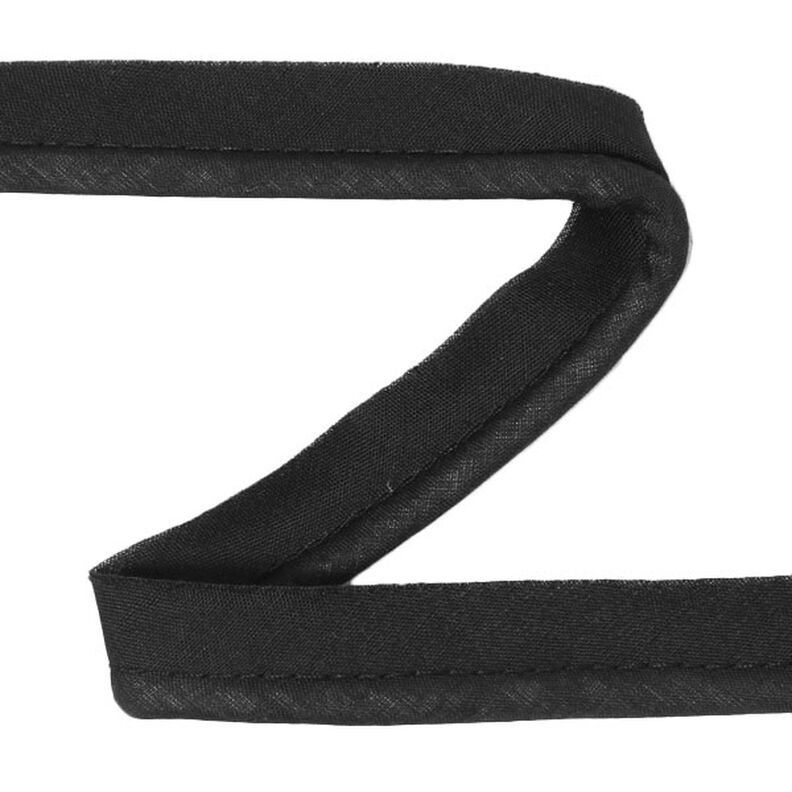 Galon passepoil en coton [20 mm] - noir,  image number 1