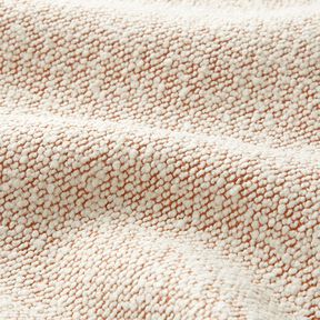 Tissu d’extérieur Bouclé fin – saumon/écru, 