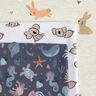 Jersey coton Jolies créatures marines Impression numérique | Poppy Fabrics – bleu nuit,  thumbnail number 5