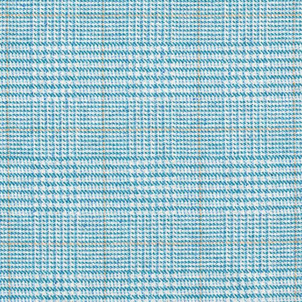 Drap de laine Prince de Galles – turquoise,  image number 1