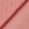 Tissu en viscose gouttes scintillantes – vieux rose,  thumbnail number 5