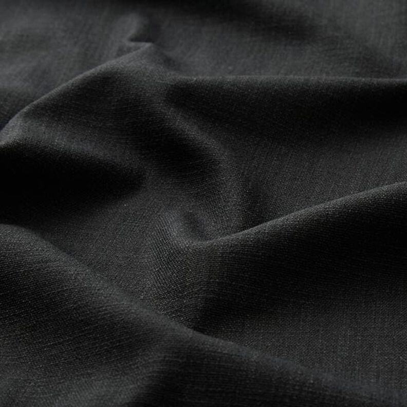 Tissu en lin stretch Mélange – noir,  image number 3