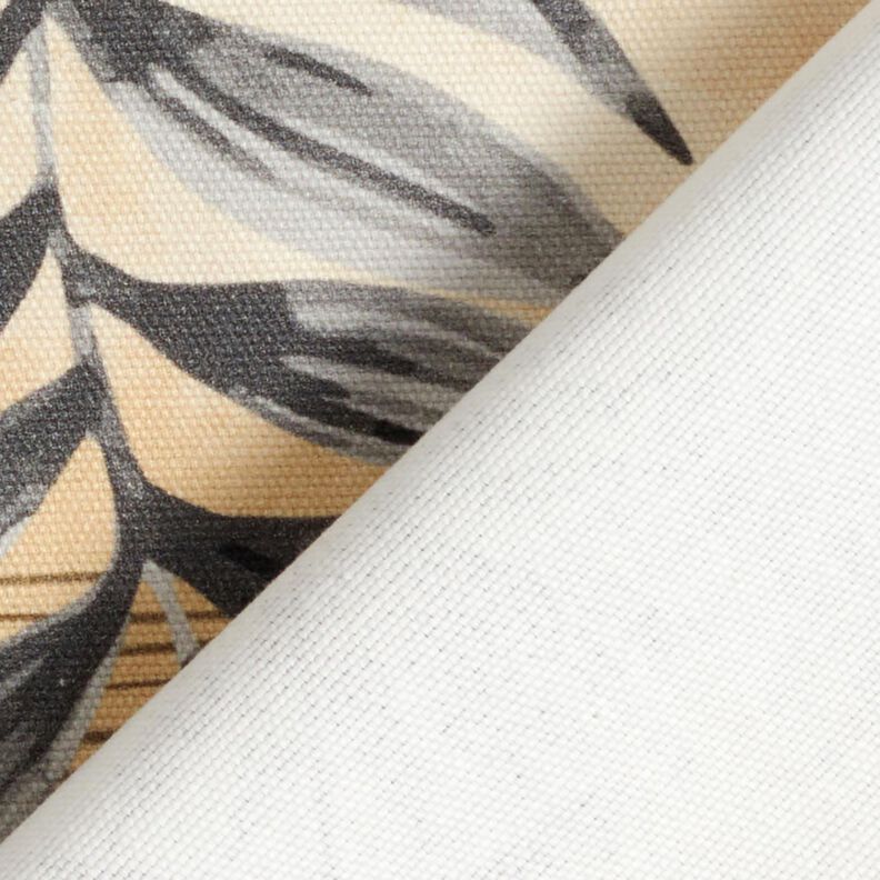 Sacs Panel Canvas Feuille de palmier et lune – gris clair, image number 6