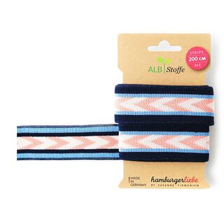 GOTS Rubans jacquard Bio STRIPE ME ICON [200 cm | 3,5 cm] | Albstoffe | Hamburger Liebe, 