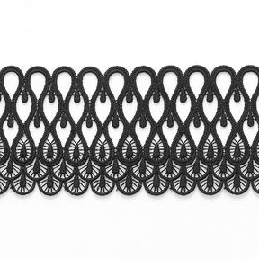 Ruban de dentelle [ 65 mm ] – noir, 