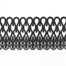 Ruban de dentelle [ 65 mm ] – noir,  thumbnail number 2