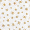 Tulle Étoiles pailletées – blanc/or,  thumbnail number 1