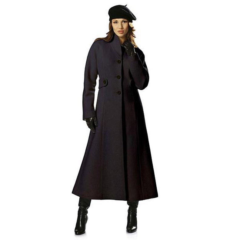 Loden de laine foulé – navy,  image number 4