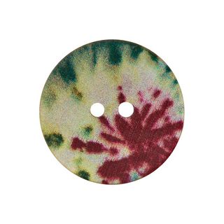 Bouton nacré 2 trous  – mélange de couleurs, 