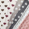 Flanelle coton Chats | by Poppy – vieux rose clair/bordeaux,  thumbnail number 5