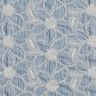 <h2>Tissu en Coton Broderie Florale &ndash; Batiste Bleu Jean Clair, Brod&eacute;</h2>,  thumbnail number 1