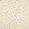 Tissu de décoration Semi-panama Petites fleurs de printemps – écru/jaune vanille,  thumbnail number 1