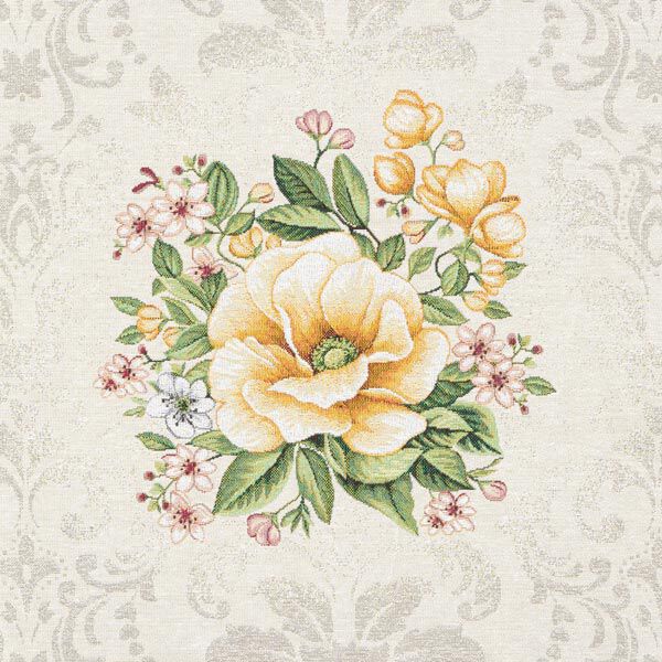 panneau décoratif Gobelin Grandes fleurs – anémone/jaune, image number 1