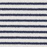 Tricot bouclé à rayures et paillettes – blanc/bleu marine,  thumbnail number 1