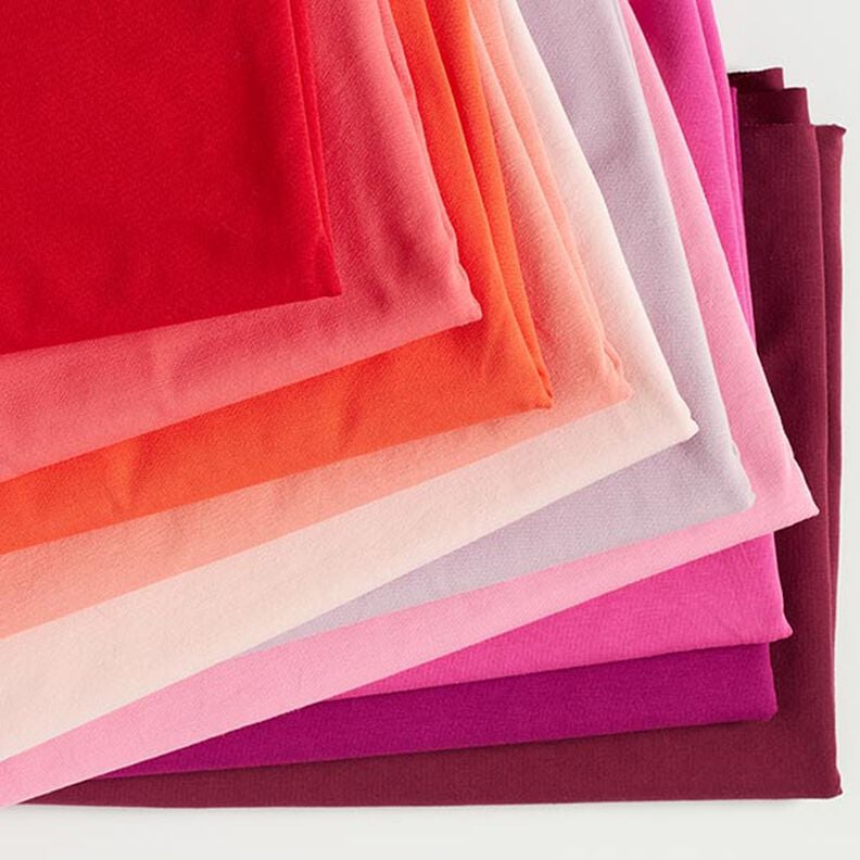 Jersey coton Medium Uni &ndash; rouge,  image number 5