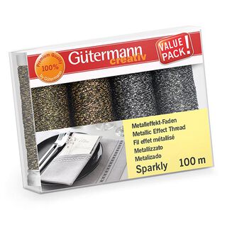 Set de fils à coudre Sparkly [4 bobines de 100 m] | Gütermann, 