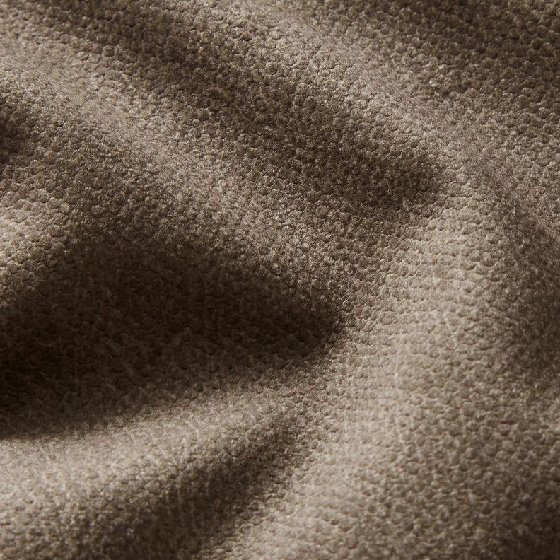 Tissu de revêtement Aspect velours – taupe foncé, image number 2