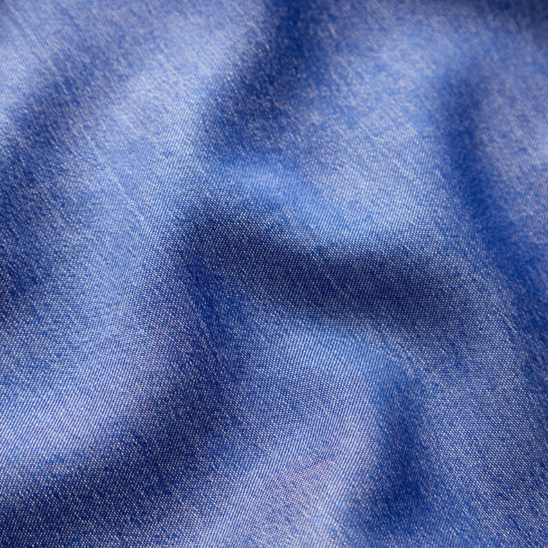 Viscose chambray uni – bleu jean,  image number 2