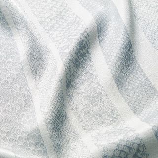 Doublure en satin Motif de serpents – blanc/argent, 