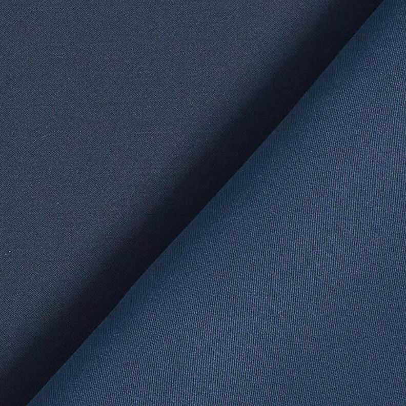 Satin viscose Uni – bleu marine,  image number 4