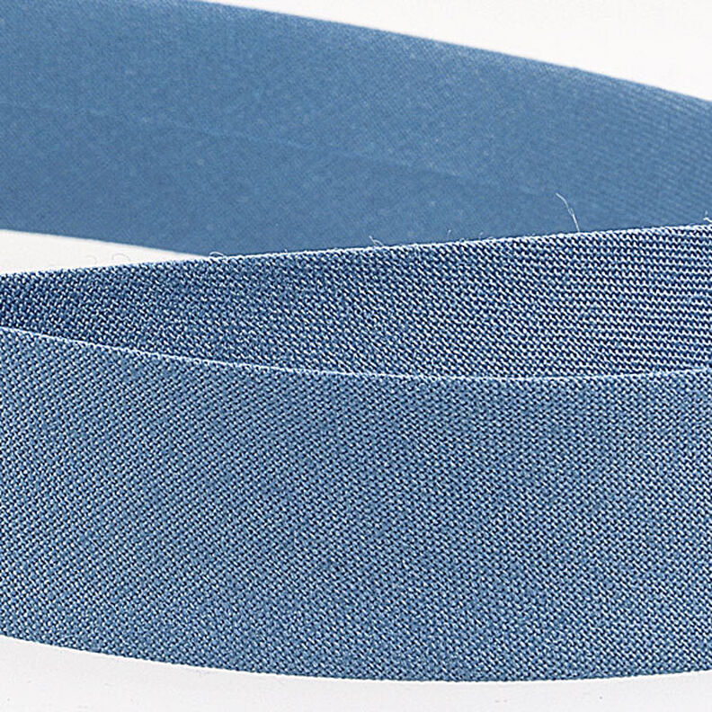 Biais Polycotton [20 mm] – gris bleu,  image number 2