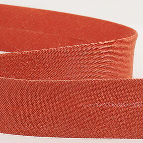 Biais Polycotton [20 mm] – terre cuite, 