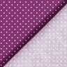 Popeline coton Petits pois – lilas rouge/blanc,  thumbnail number 6