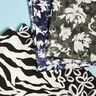 Crêpe de viscose motif zèbre – noir/ivoire,  thumbnail number 5