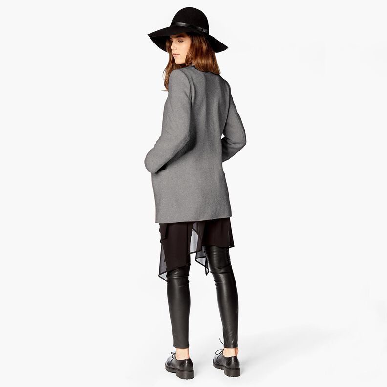 Loden de laine foulé – taupe foncé, image number 9