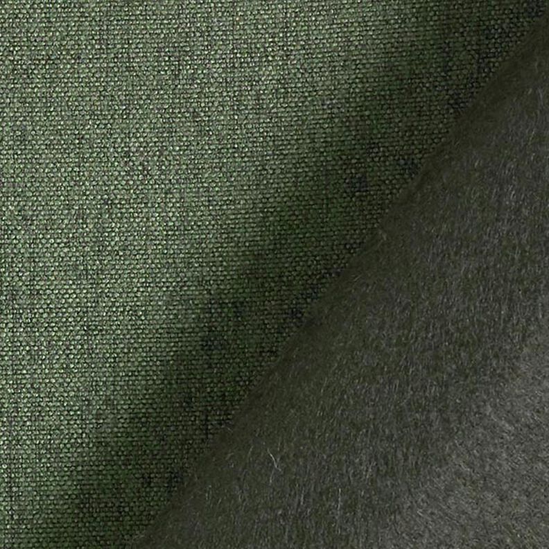 Tissu d’ameublement fin en mélange – vert foncé,  image number 3