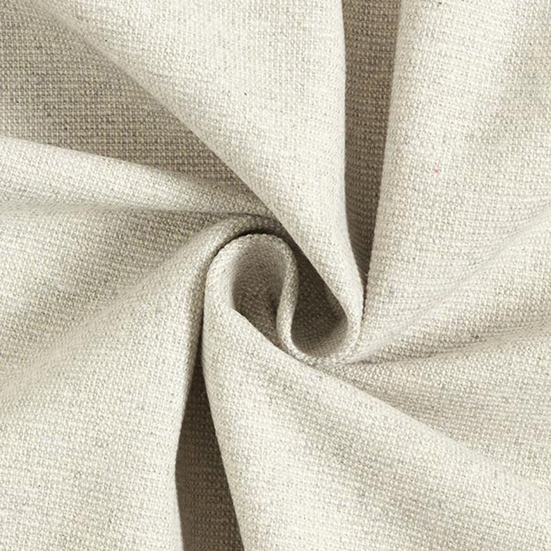 Tissu déco semi-panama nervuré en coton recyclé – gris brume,  image number 1