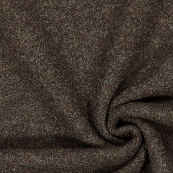 Loden de laine foulé – olive foncé,  image number 1