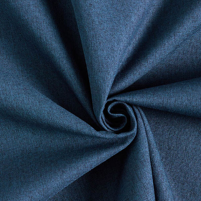 Tissu de revêtement Chiné uni – bleu marine,  image number 1