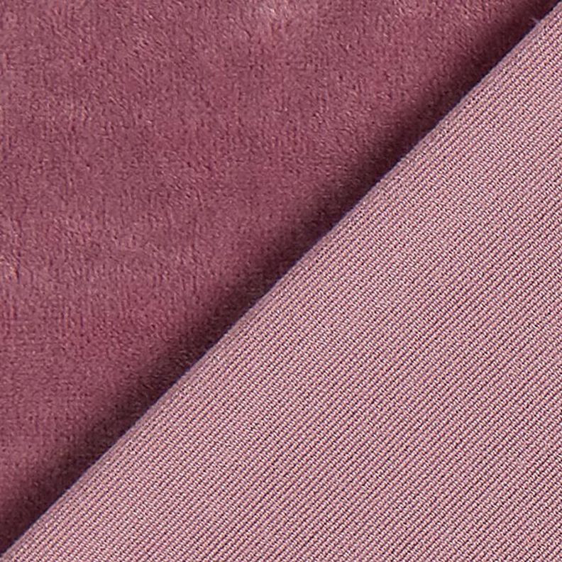 Velours stretch Tissu Nicki – vieux rose,  image number 3