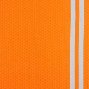 French Terry Sweat d’été Tissu bordure Ouvrier du bâtiment d’un jour – orange clair/argent, 