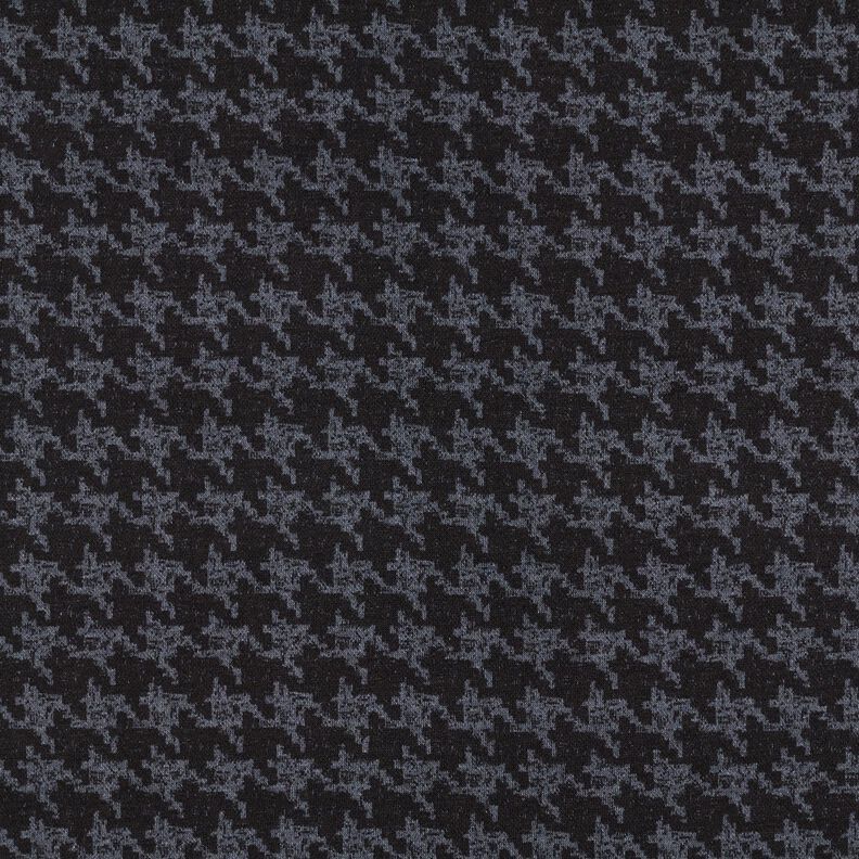 Jersey viscose – bleu jean/noir,  image number 1
