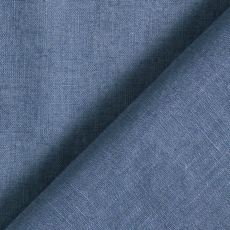 Lin mélangé léger prélavé – gris bleu, image number 4