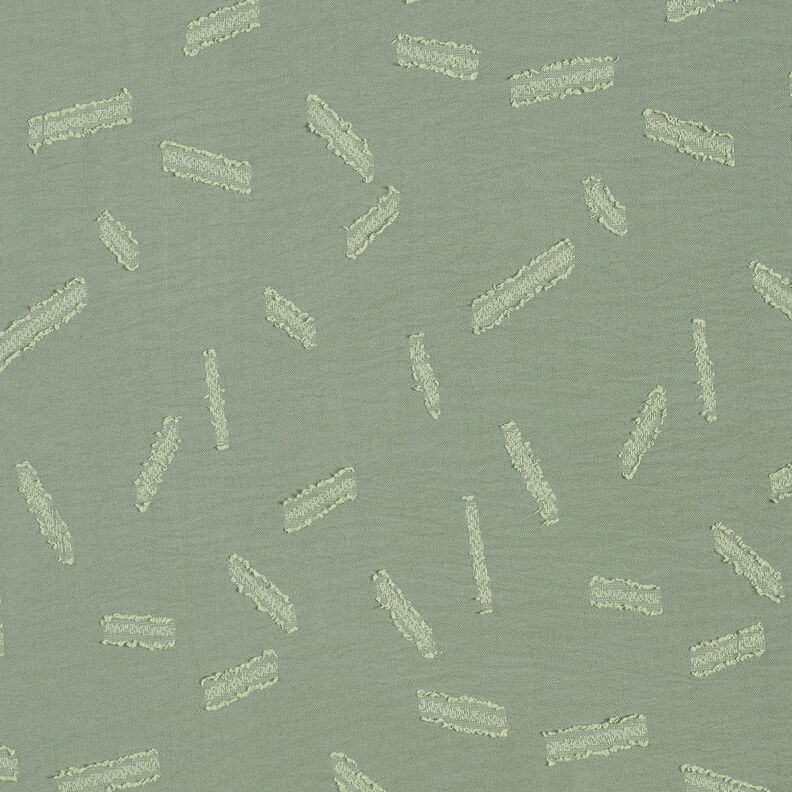 Jacquard dobby Rayures – kaki,  image number 1