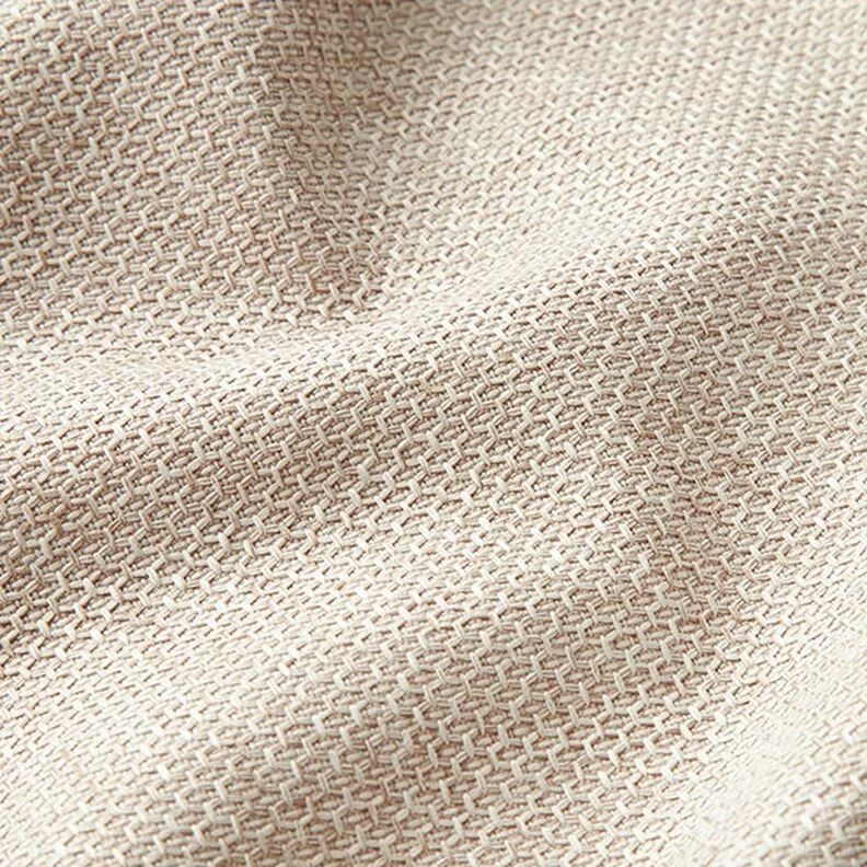 Tissu de revêtement structure en nid d'abeille – beige clair,  image number 2