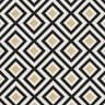 Tissu décoratif Jacquard Losanges Art Déco – écru/or,  thumbnail number 1