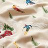 Tissu de décoration Semi-panama Pistes de ski – nature,  thumbnail number 2