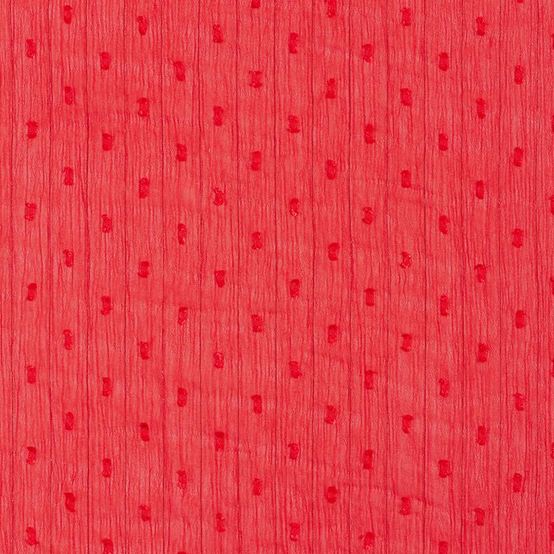 Mousseline Dobby métallisée à fines rayures – rouge/argent métallisé,  image number 1