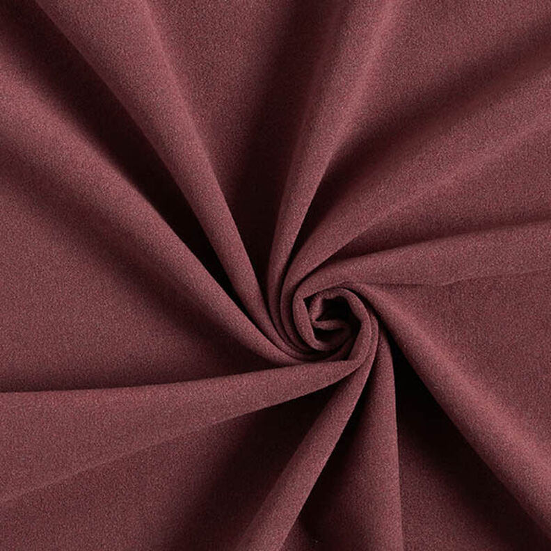 Tissu pour manteau en velours uni – merlot, image number 1